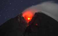 Mount Merapi. Eruption 2010.
